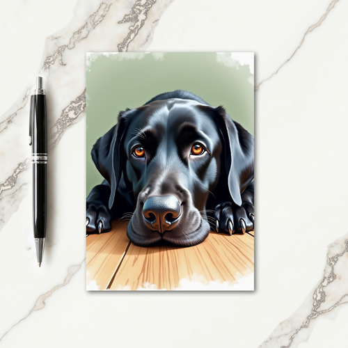Warm Gaze Fathers Day Card