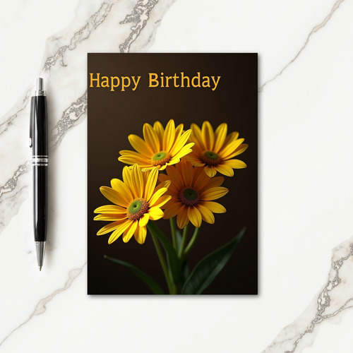 Warm Glow Birthday Card