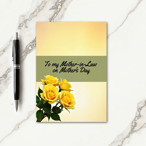 Warm Gradient Mothers Day Card