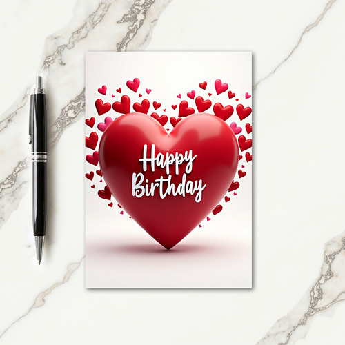 Warm Heart Birthday Card