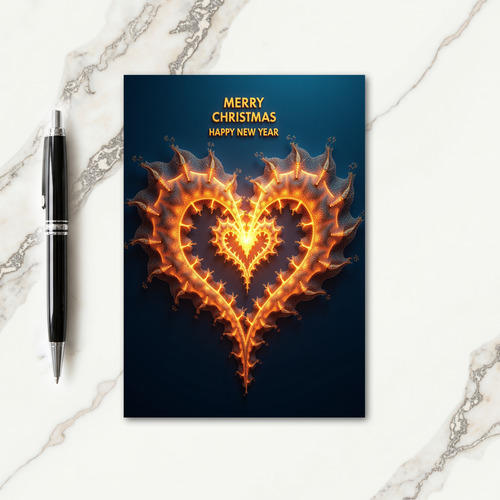Warm Heart Christmas Card