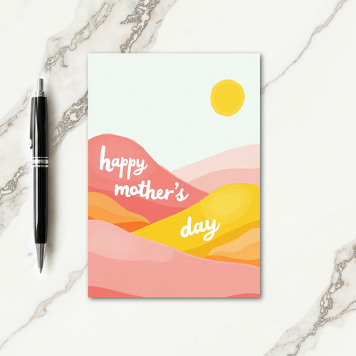 Warm Hills Mothers Day Card