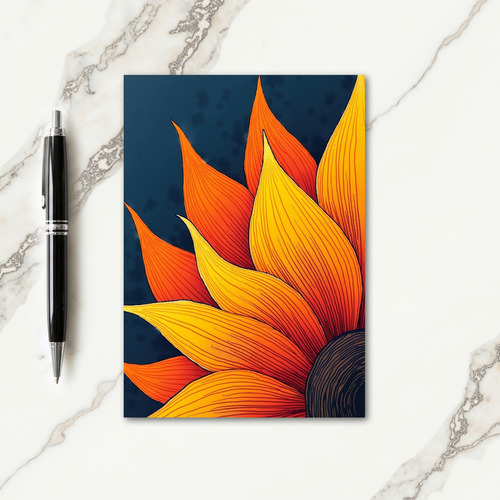 Warm Hues Birthday Card