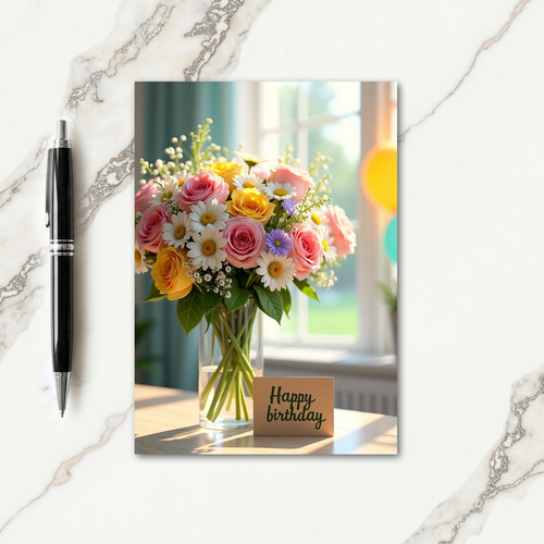 Warm Light Birthday Card
