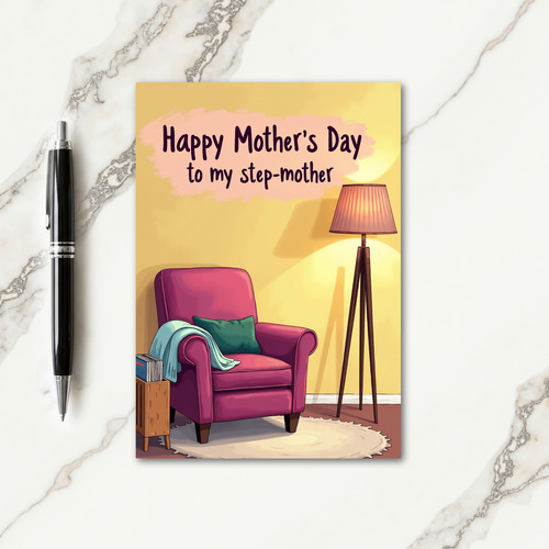 Warm Mothers Day Armchair Card