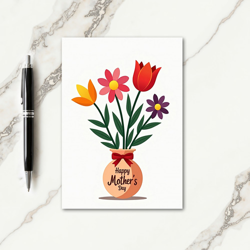 Warm Mothers Day Bloom Card