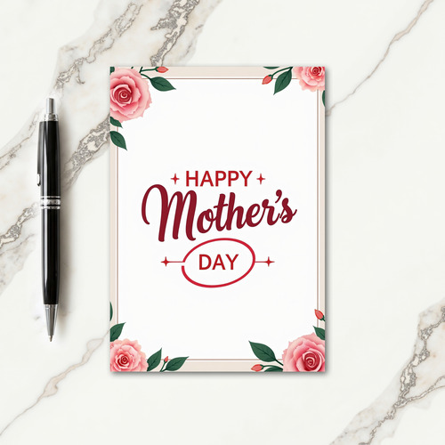Warm Mothers Day Blooms Card