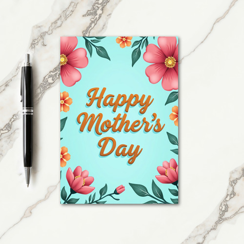 Warm Mothers Day Blossom Card
