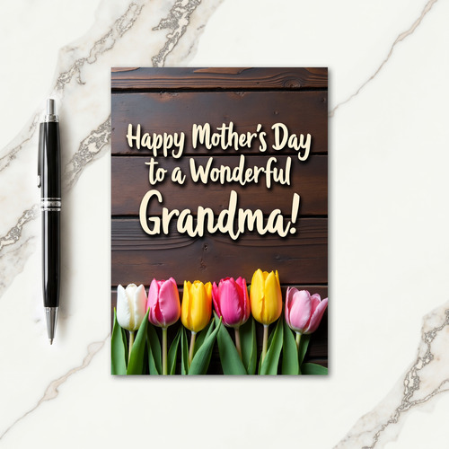 Warm Mothers Day Bouquet Card