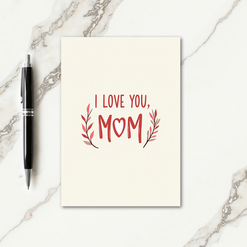 Warm Mothers Day Branch Card