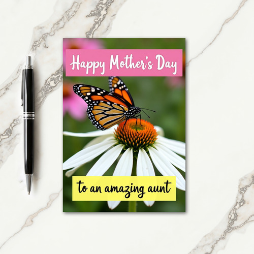 Warm Mothers Day Butterfly Card