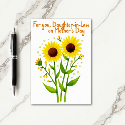 Warm Mothers Day Flowers Card