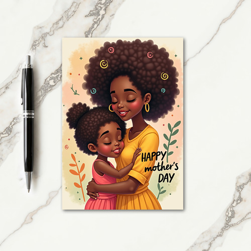 Warm Mothers Day Hugs Card