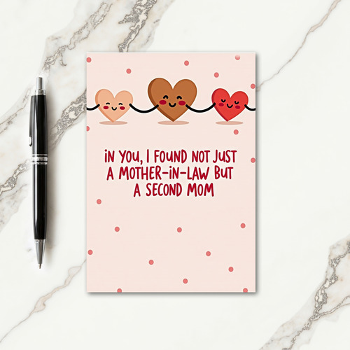 Warm Mothers Day Loving Hearts Art Card