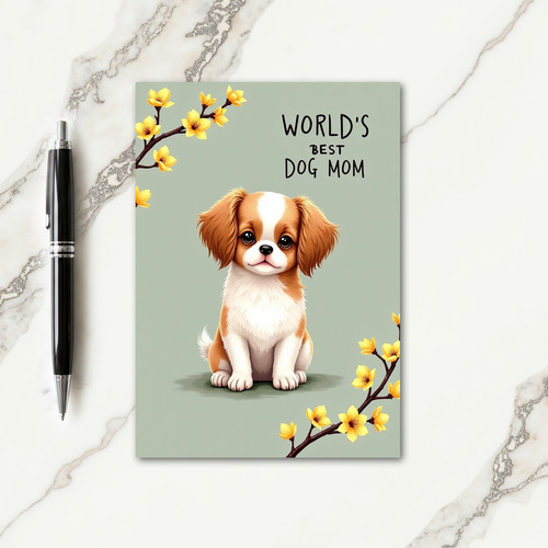 Warm Mothers Day Puppy Card