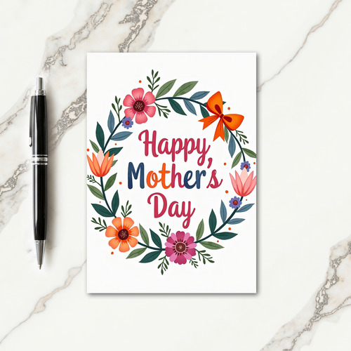 Warm Mothers Day Script Card