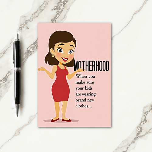 Warm Mothers Day Woman Design Card