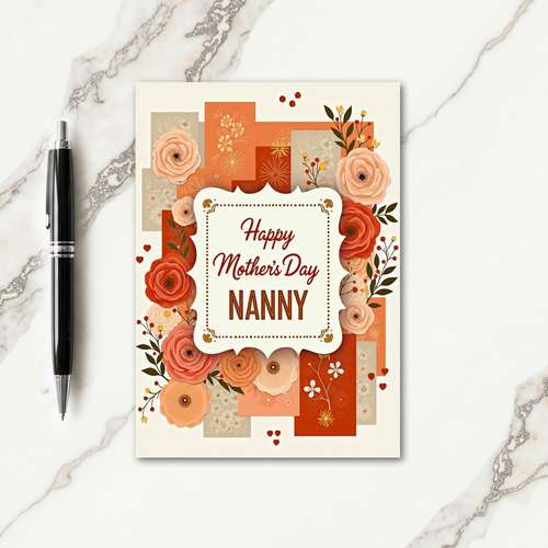 Warm Nanny Mothers Day Card