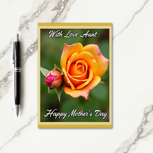 Warm Petals Mothers Day Card