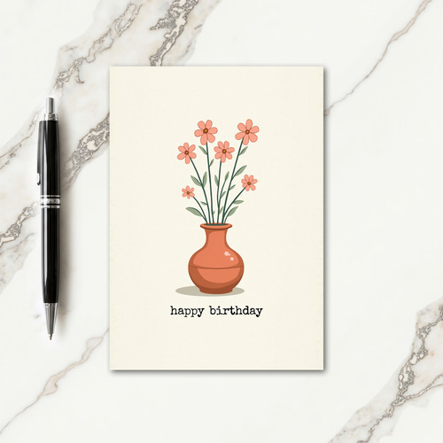 Warm Pot Birthday Card