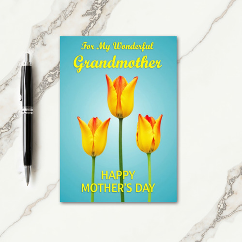 Warm Sunset Mothers Day Card