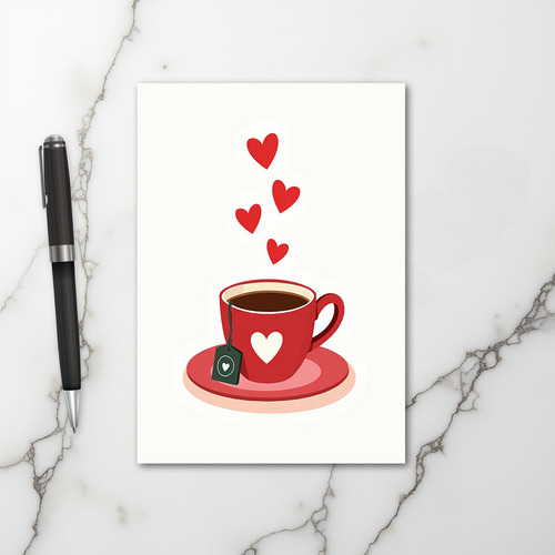 Warm Tea Love Card