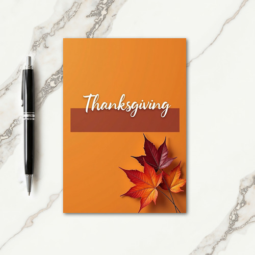 Warm Thanksgiving Wishes Card