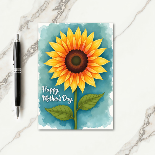 Warm Tones Mothers Day Art Card