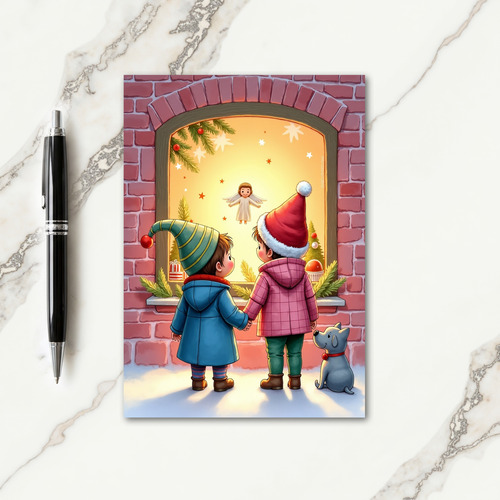 Warm Window Christmas Card