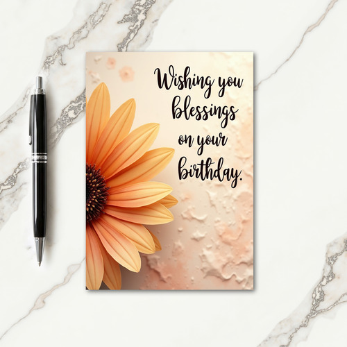 Warm Wishes Birthday Card