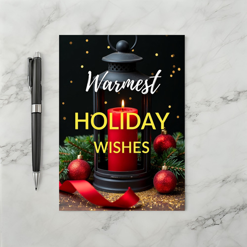 Warmest Holiday Wishes Card