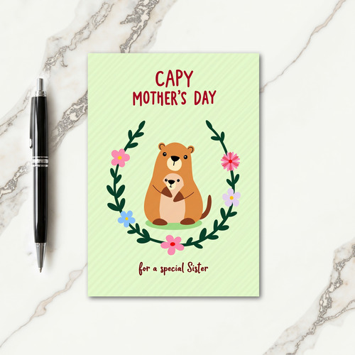 Warmest Mothers Day Mammal Card