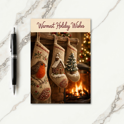 Warmest Wishes Hearth Card