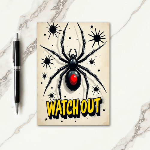 Watchout Spider Card
