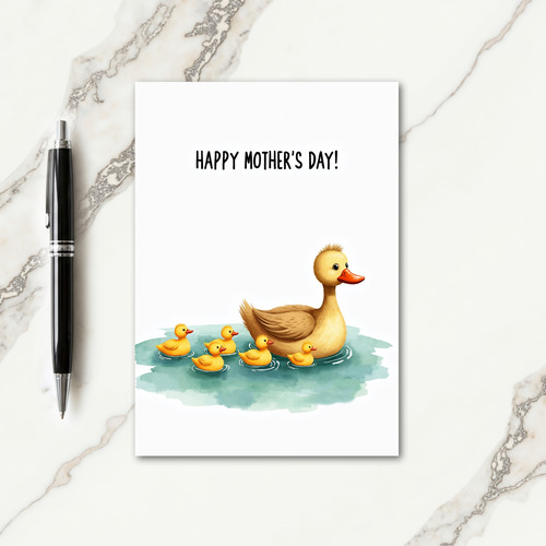 Waterbird Mothers Day Art Card