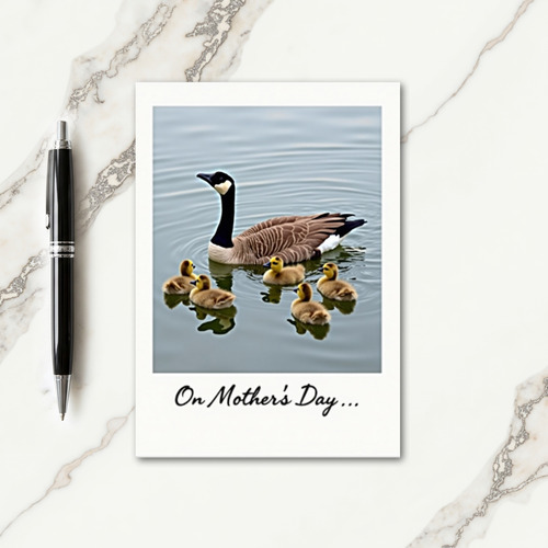 Waterbird Mothers Day Scene Card