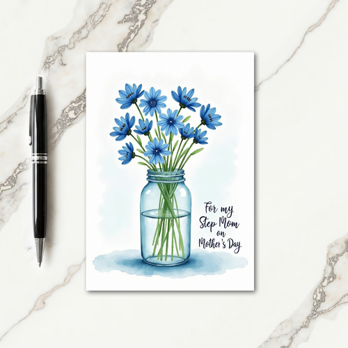 Watercolor Bloom Mothers Card