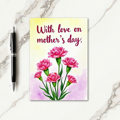 Watercolor Blossom Card