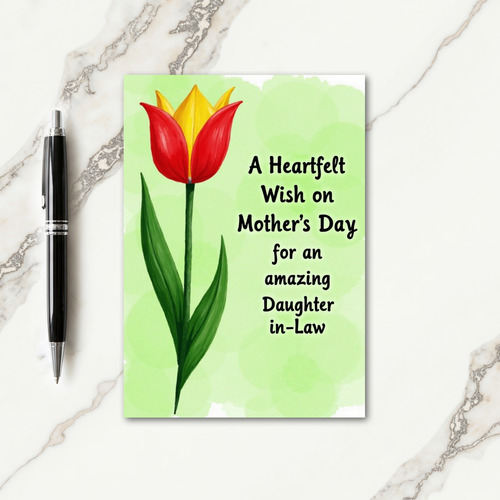 Watercolor Blossom Mothers Card