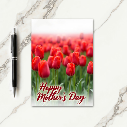 Watercolor Blossom Mothers Day Card