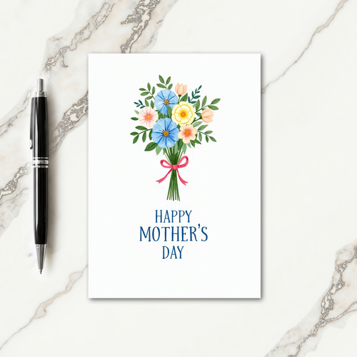 Watercolor Bouquet Card