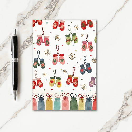 Watercolor Cozy Christmas Card