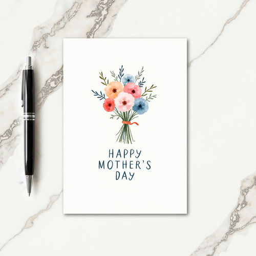 Watercolor Floral Art Card