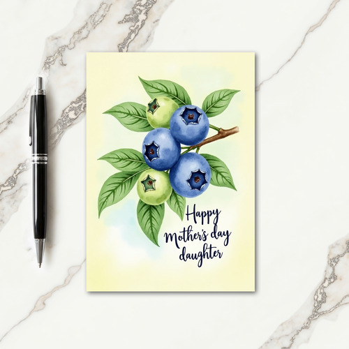 Watercolor Foliage Mothers Day Card