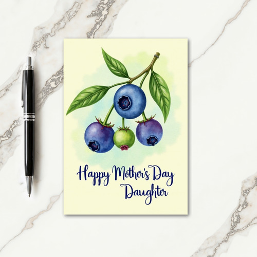 Watercolor Fruit Mothers Day Card