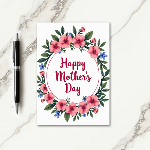 Watercolor Happy Mothers Day Card