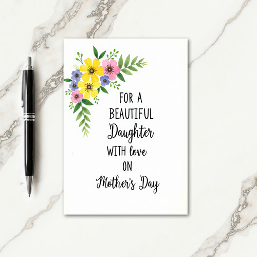 Watercolor Love Mothers Day Card