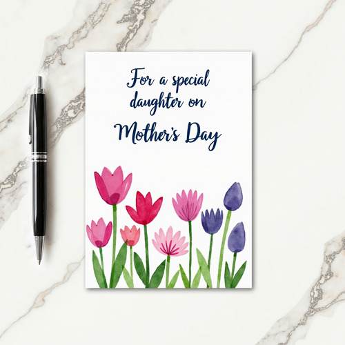Watercolor Mom Affection Card
