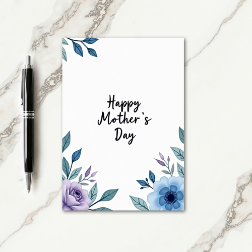 Watercolor Mom Appreciation Card