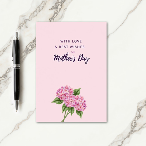 Watercolor Mothers Day Art Card